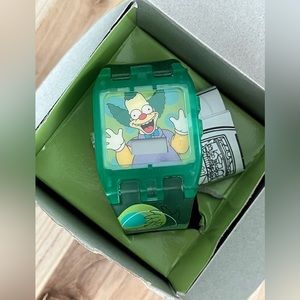 The Simpsons Krusty the Clown Talking Watch in Original Box